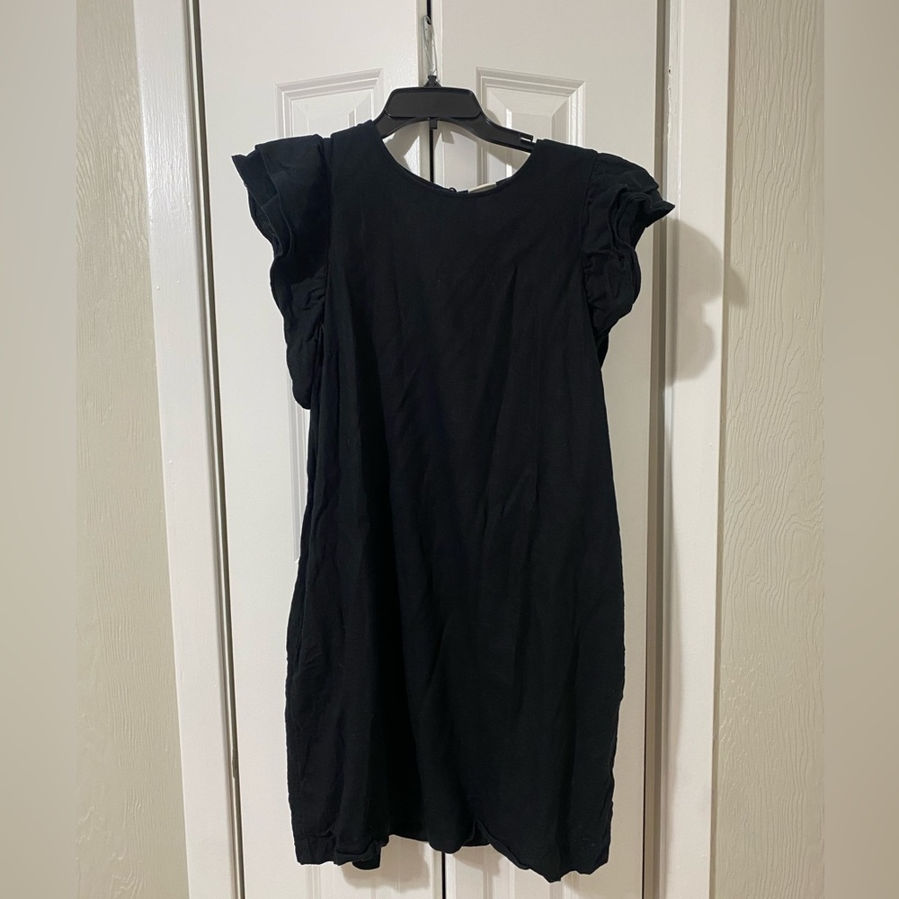 Ruffle Sleeve Dress